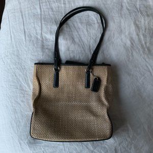 Coach Cabana Woven Straw Tote No.MOK-8157